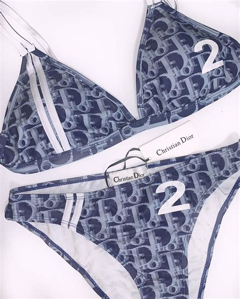 vintage dior swimwear|Dior swimsuit bikini.